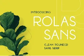 Rolas Sans - Display Font