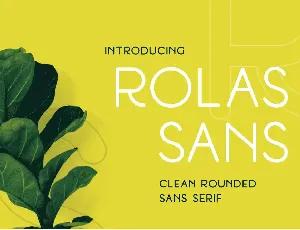 Rolas Sans - Display Font