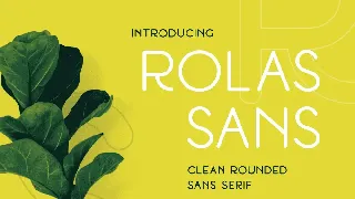 Rolas Sans - Display Font