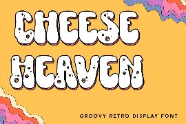 Smooth Cheese - Groovy Retro Display Font