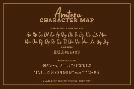 Amtera - A Handwritten Script Font