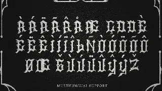 ShockFest Blackletter Font