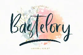 Bastelory Modern Script Font