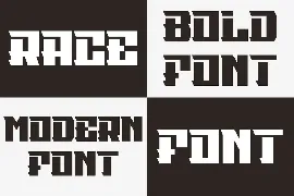 Race Nosmax font