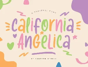 California Angelica font