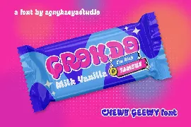 Chewy Geewy - A Groovy Bubbly Typeface font