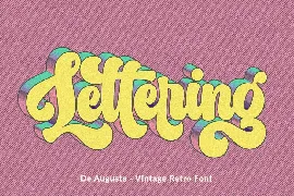 De Augusta - Vintage Retro Font