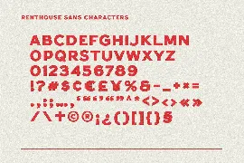 Renthouse - Vintage Display Font