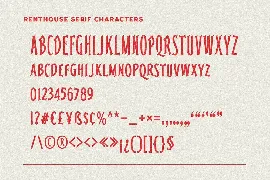 Renthouse - Vintage Display Font