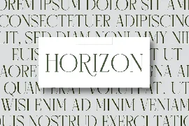 Modern Thin Serif Font