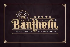 Banthern font