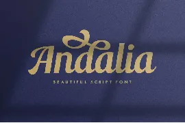 Andalia - Casual Script font