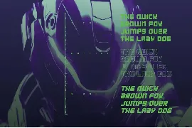 KARIXBY - Futuristic Cyberpunk Display Font