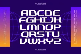 Fussion - Tech Ligature font