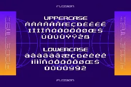 Fussion - Tech Ligature font