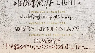 Woodnote Font Duo