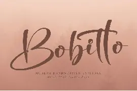 Bobitto font