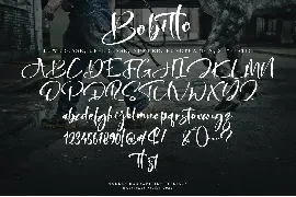 Bobitto font