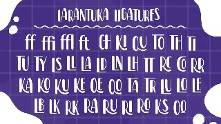 Larantuka - Playful Typeface font