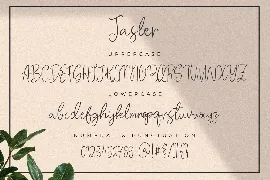 Jasler - The Handwriting Font