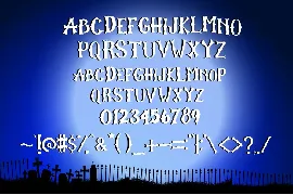 The Graveyard - Spooky Font