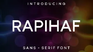 Rapihaf Font