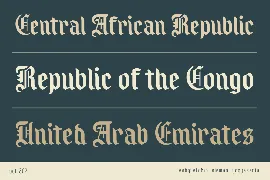 AMR Royal Grande font