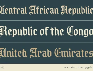 AMR Royal Grande font