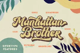 Routhers Retro + Extrude font