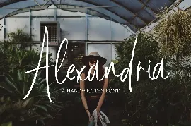 Alexandria font