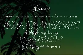 Alexandria font