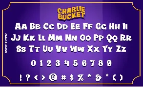 Charlie Bucket font