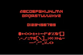 Andmorey - Futuristic Cyberpunk Tech Display Font