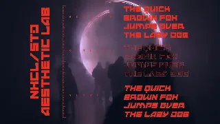 Andmorey - Futuristic Cyberpunk Tech Display Font