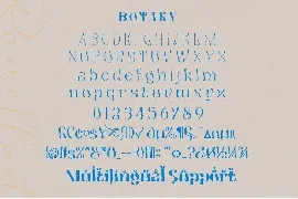 Botaky Romellast font