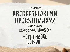 Breaked Handwriting Font