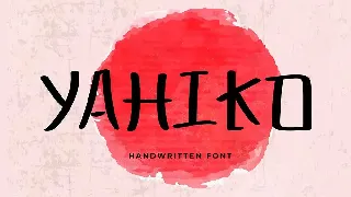 Yahiko Playful Handwritten Font