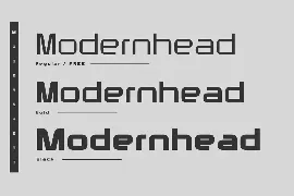 Modernhead Typeface|Modern Font