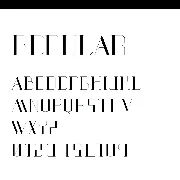 EX01 font