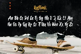 Rusthack - Freestyle Brush Font