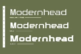 Modernhead Serif Typeface|Modern Font