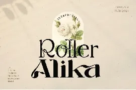 Roller Alika font