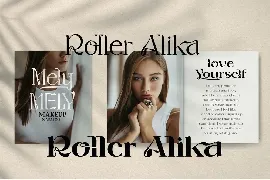 Roller Alika font