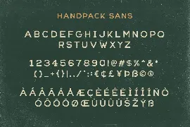 Handpack Sans - Organic Font