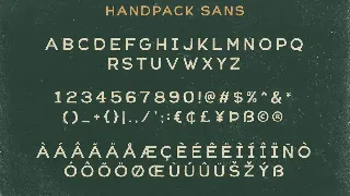 Handpack Sans - Organic Font