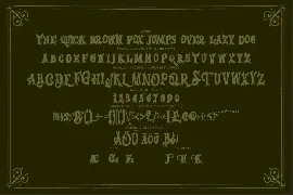 Emogine | Modern Victorian Font