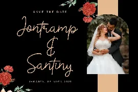 Le Santos Handwriting Font