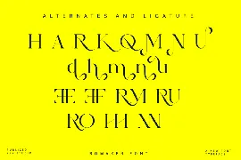 Modern Display Serif Font