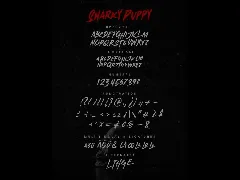 Snarky Puppy - Horror Font