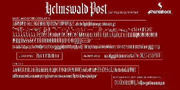 Helmswald Post font